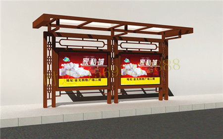 時(shí)達(dá)廣告制品廠 專(zhuān)業(yè)打造鋼木公交候車(chē)亭，引領(lǐng)城市廣告設(shè)計(jì)新風(fēng)尚